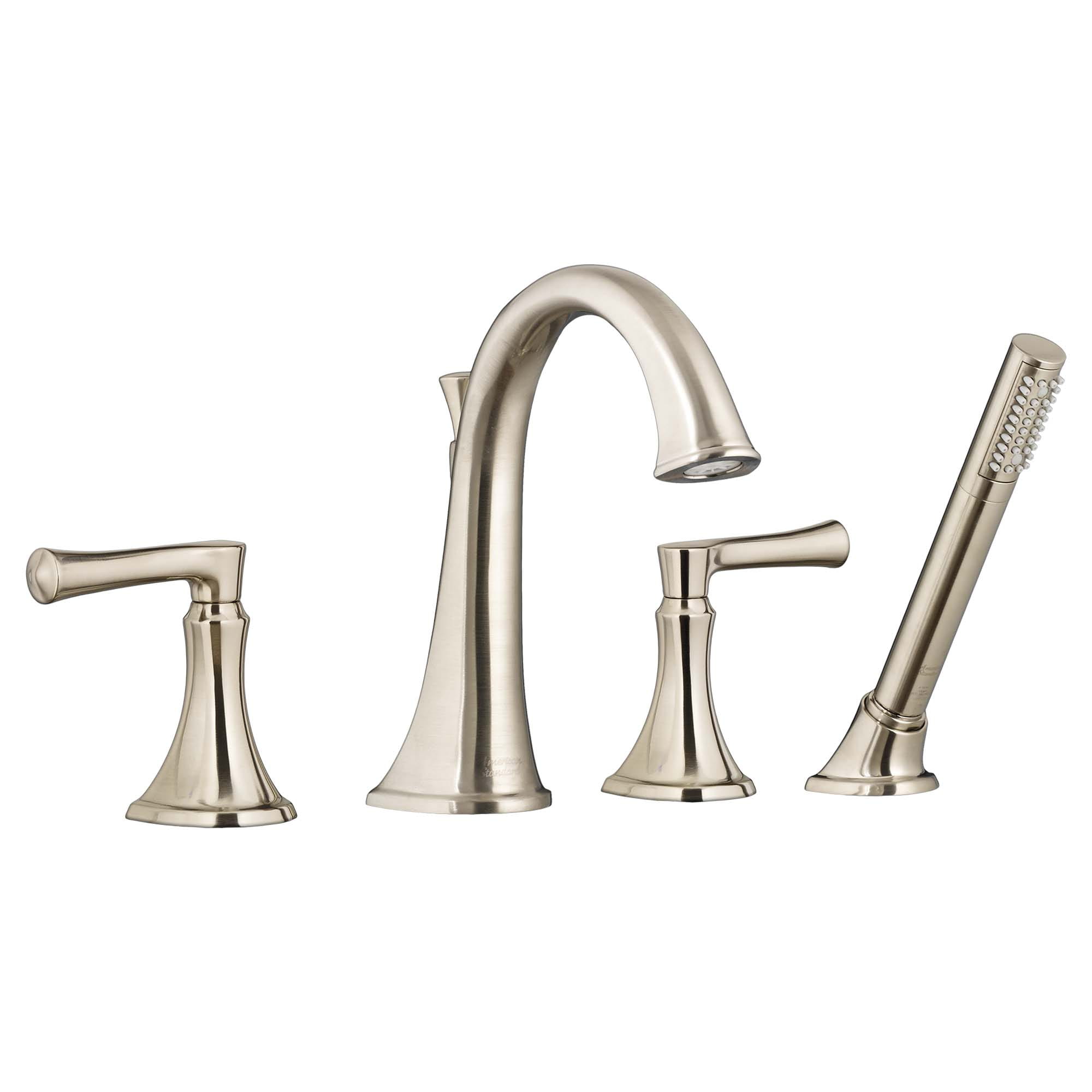 Estate Deck-Mount Bathtub Faucet with Personal Shower for Flash Rough-in Valve with Lever Handle